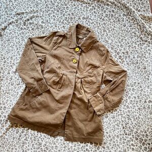 Women's Plus Size Tan Jacket